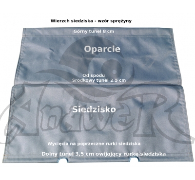 Siedzisko do huśtawki 112x94 cm - wzór C - wybierz kolor