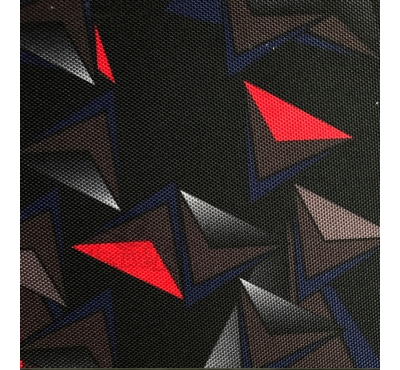 Poduszka na huśtawkę ogrodową 180 x 100 cm, 1 częściowa, wzór czerwone trójkąty